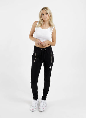 Escape Trackies - Staple - Black White