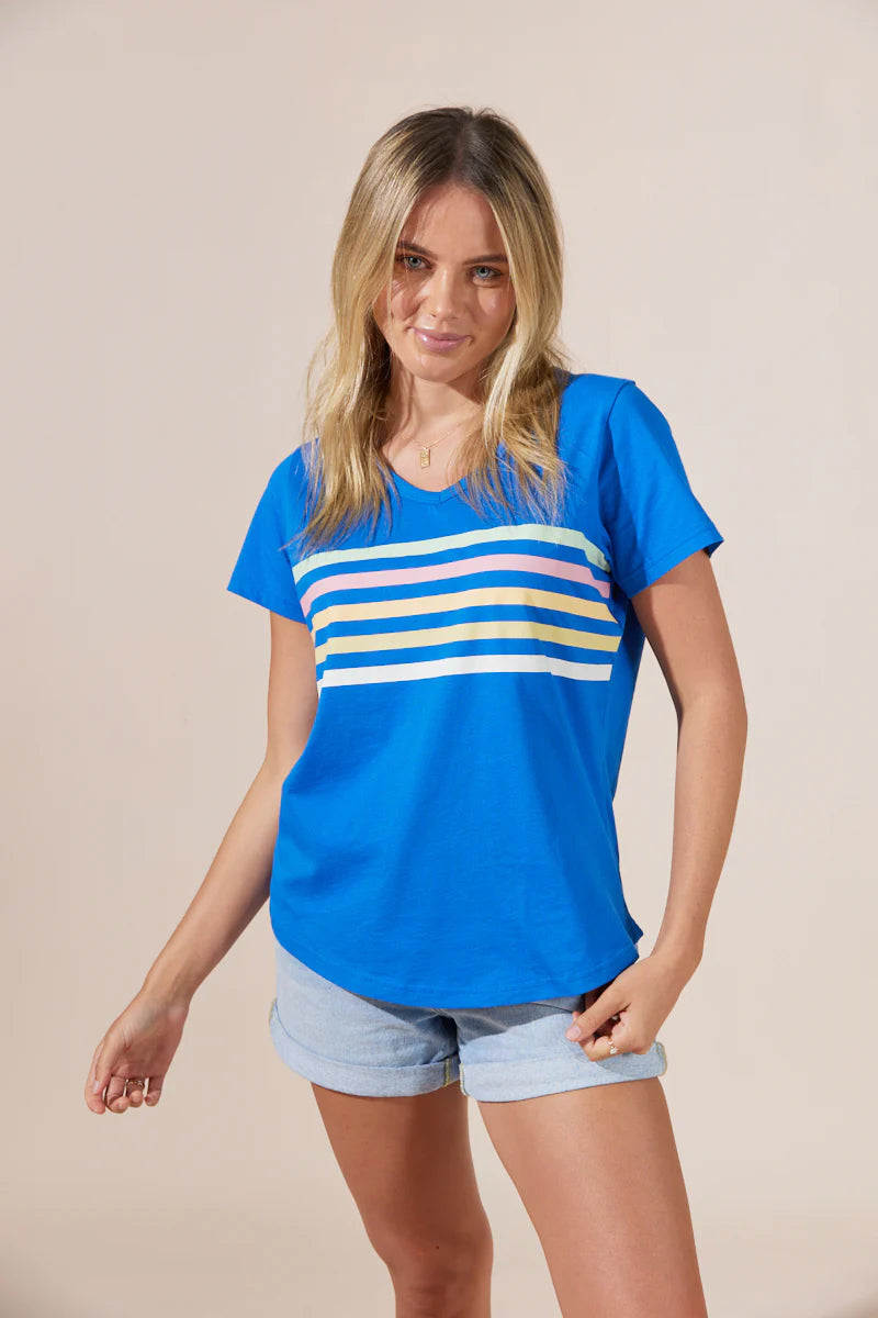 Forever Tee - Cobalt