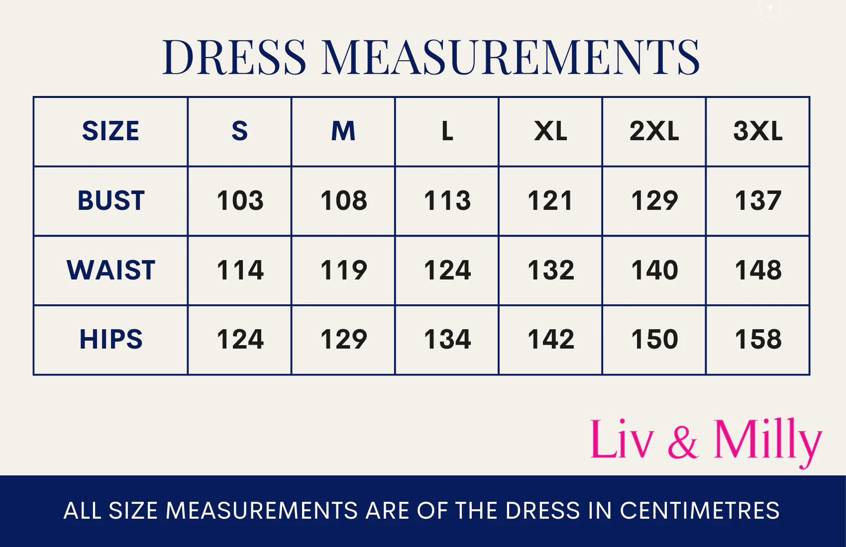 Frida Stripe Dress - Navy PREORDER