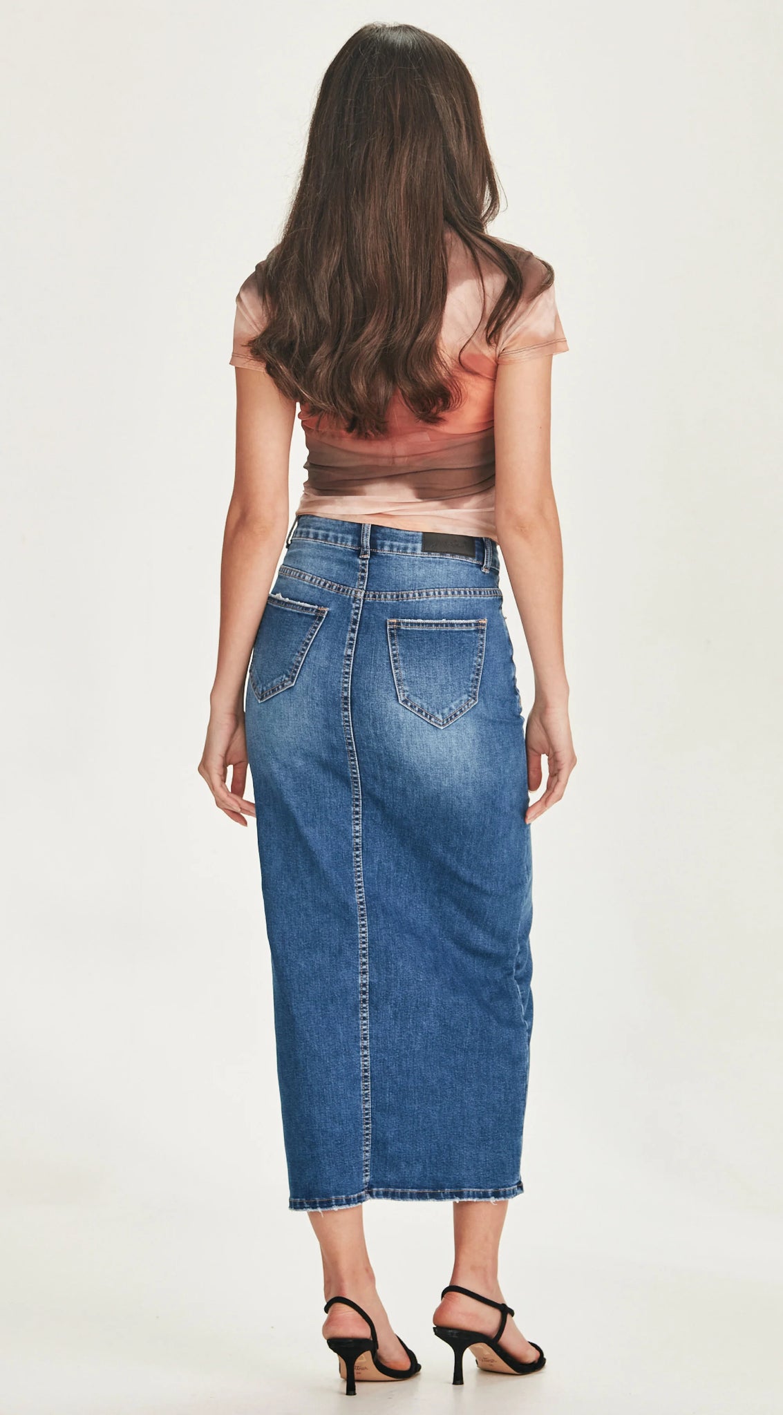 Hazel Long Skirt - Blue