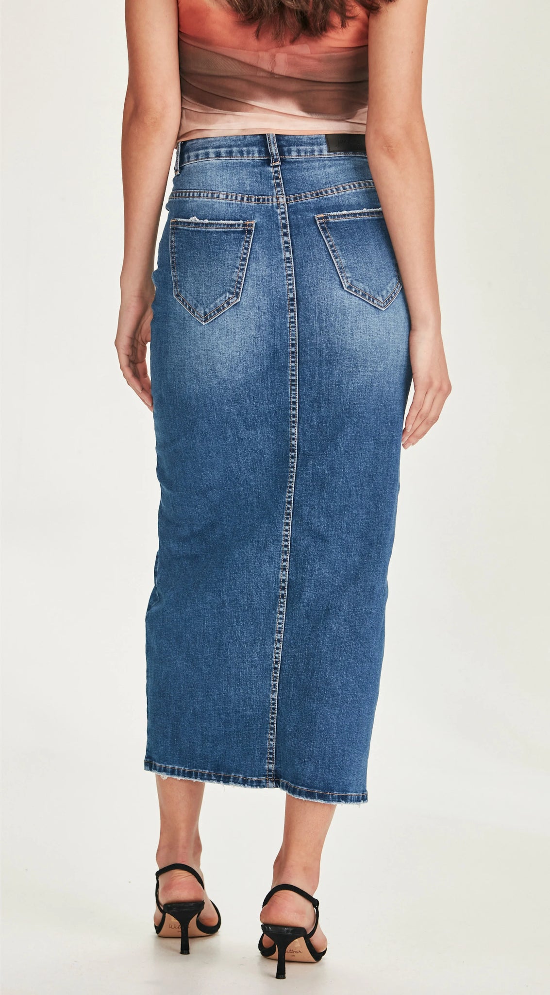 Hazel Long Skirt - Blue