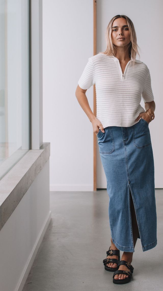 Crochet Top - White