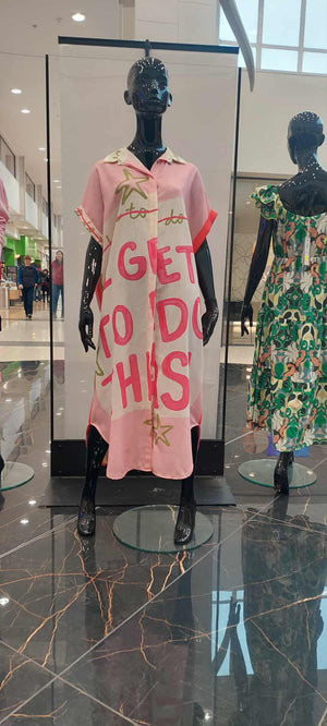 MADE IN ITALY Graphic Shirt Dress - The Leopard Queen