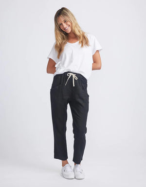 Little Lies the Label Luxe Pants - Black Harlos