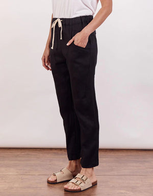 Little Lies the Label Luxe Pants - Black Harlos