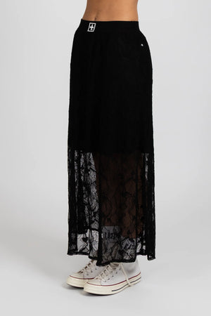 Lace It Skirt - Black