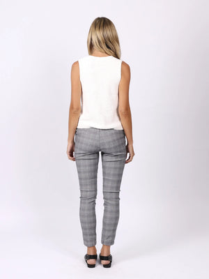 Wesley Check Joggers - Grey Check