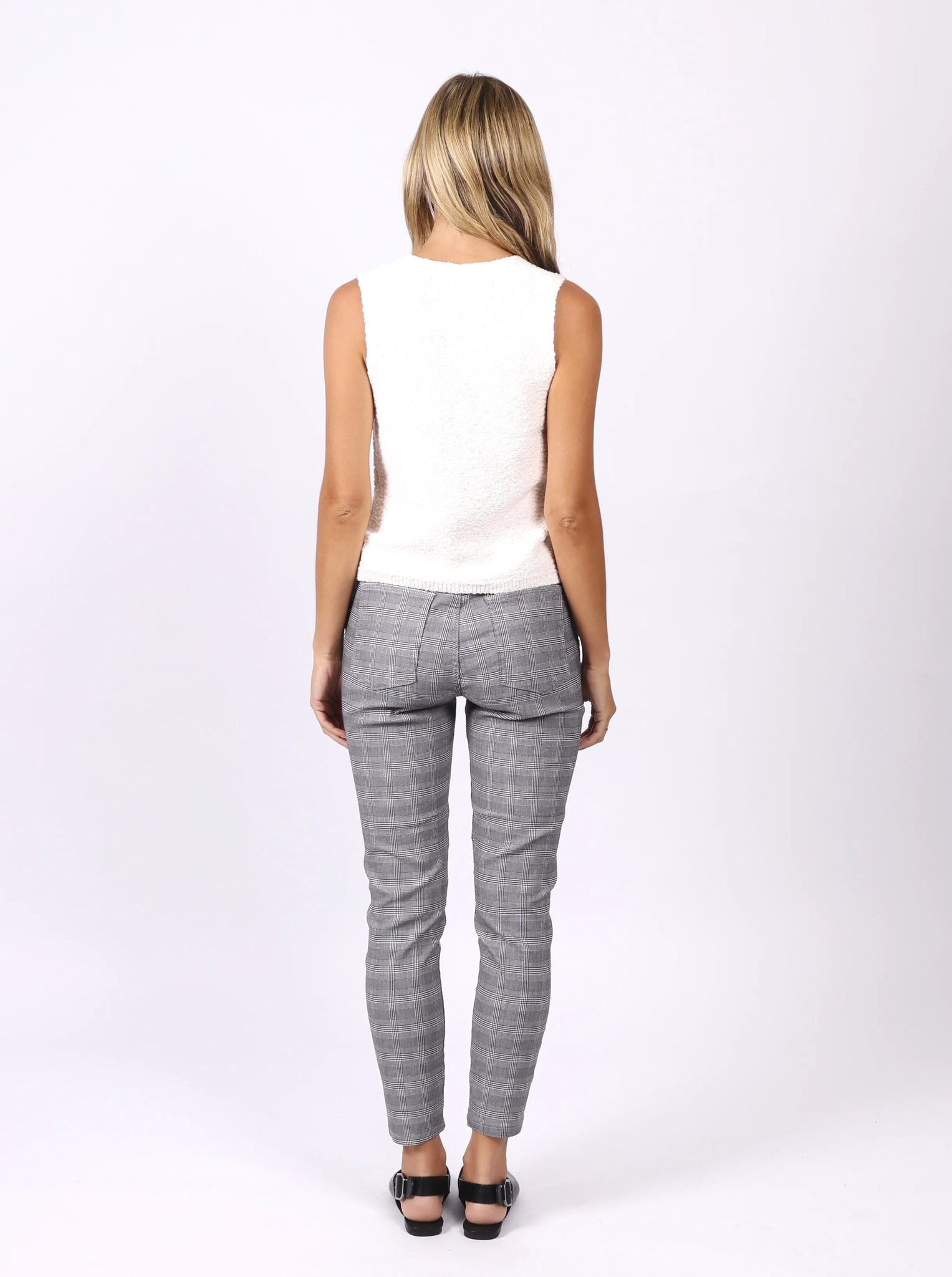 Luka Check Joggers - Grey Check