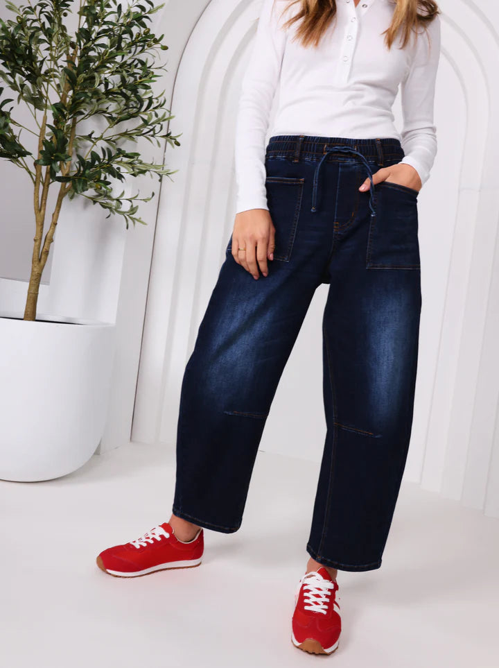 Leo Barrel Jeans - Ink