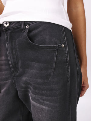 Toni Barrel Jeans - Black PREORDER