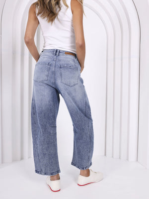Theo Barrel Jeans - Blue PREORDER