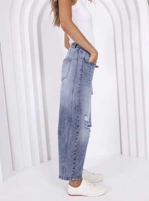 Theo Barrel Jeans - Blue PREORDER