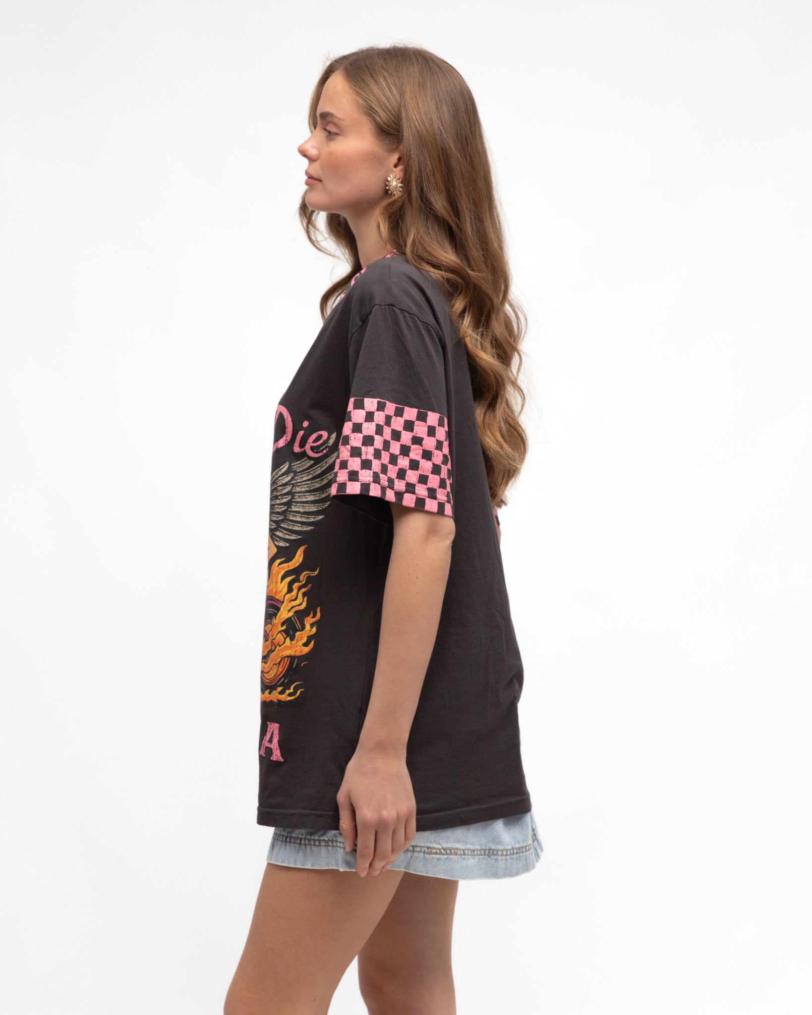 Daytona Tee - Washed Black PREORDER