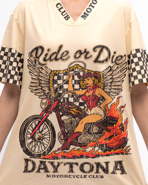 Daytona Tee - Cream PREORDER