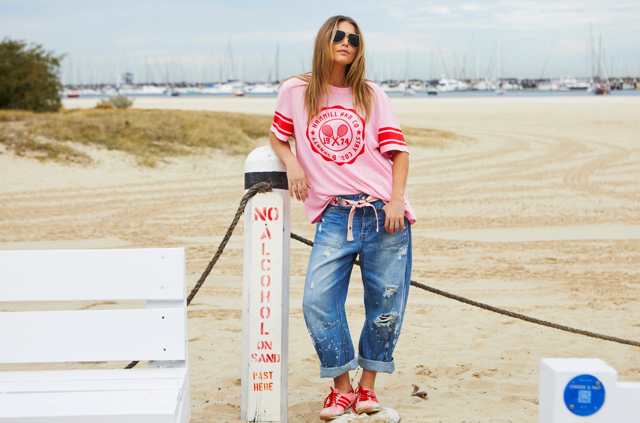 Urban Tennis Tee - Pink