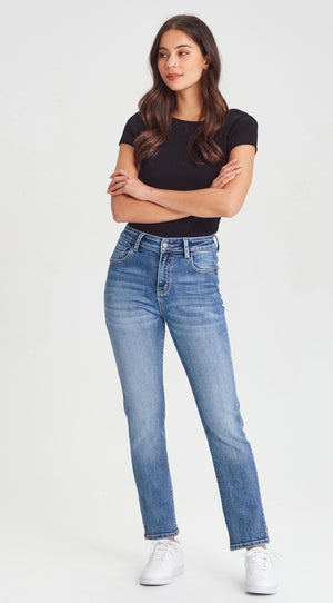 Peachy Push Up Jean - Denim Blue