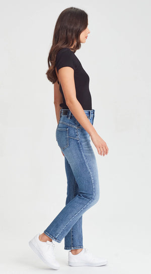 Peachy Push Up Jean - Denim Blue