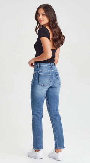 Peachy Push Up Jean - Denim Blue