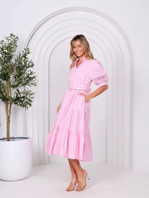 Grace Dress - Pink PREORDER