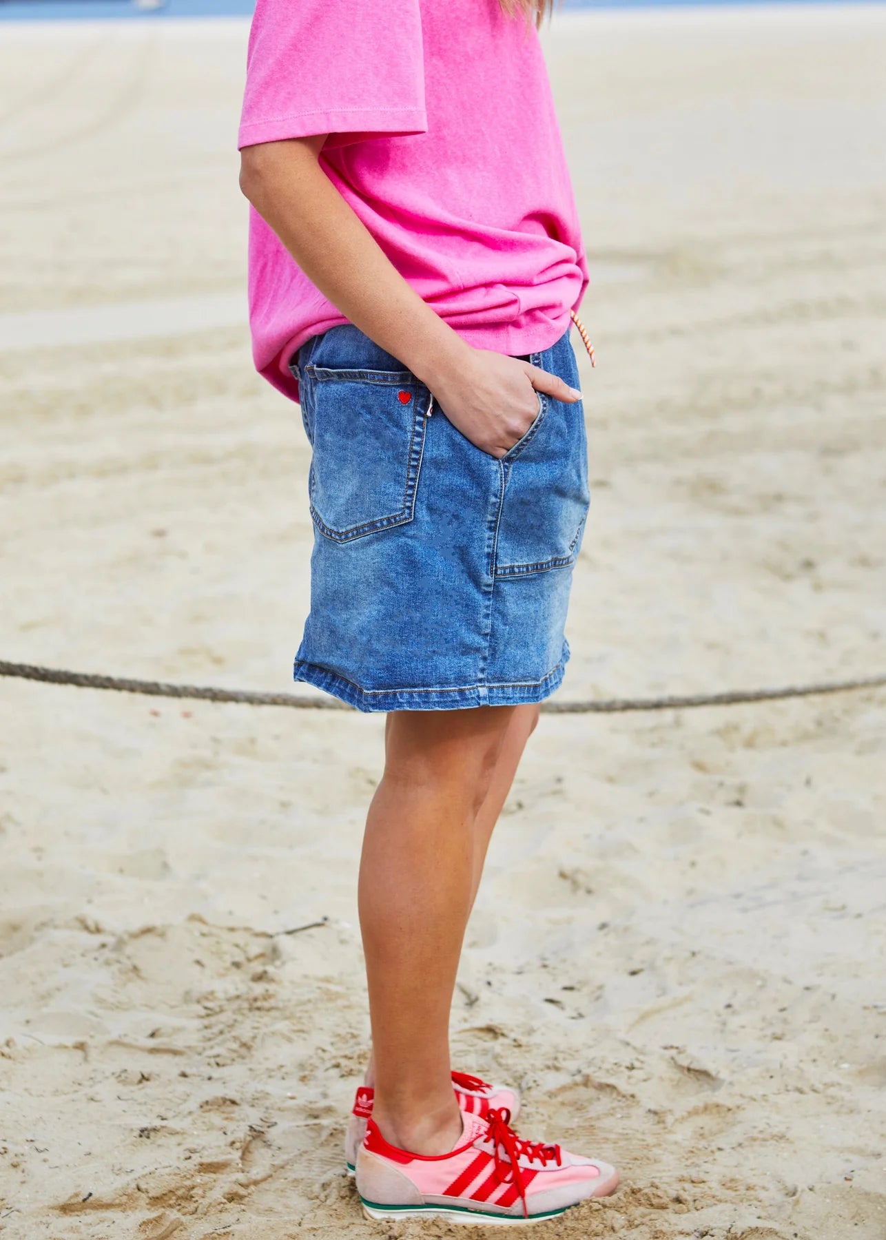 Stretch Denim Skirt - Stonewash PREORDER