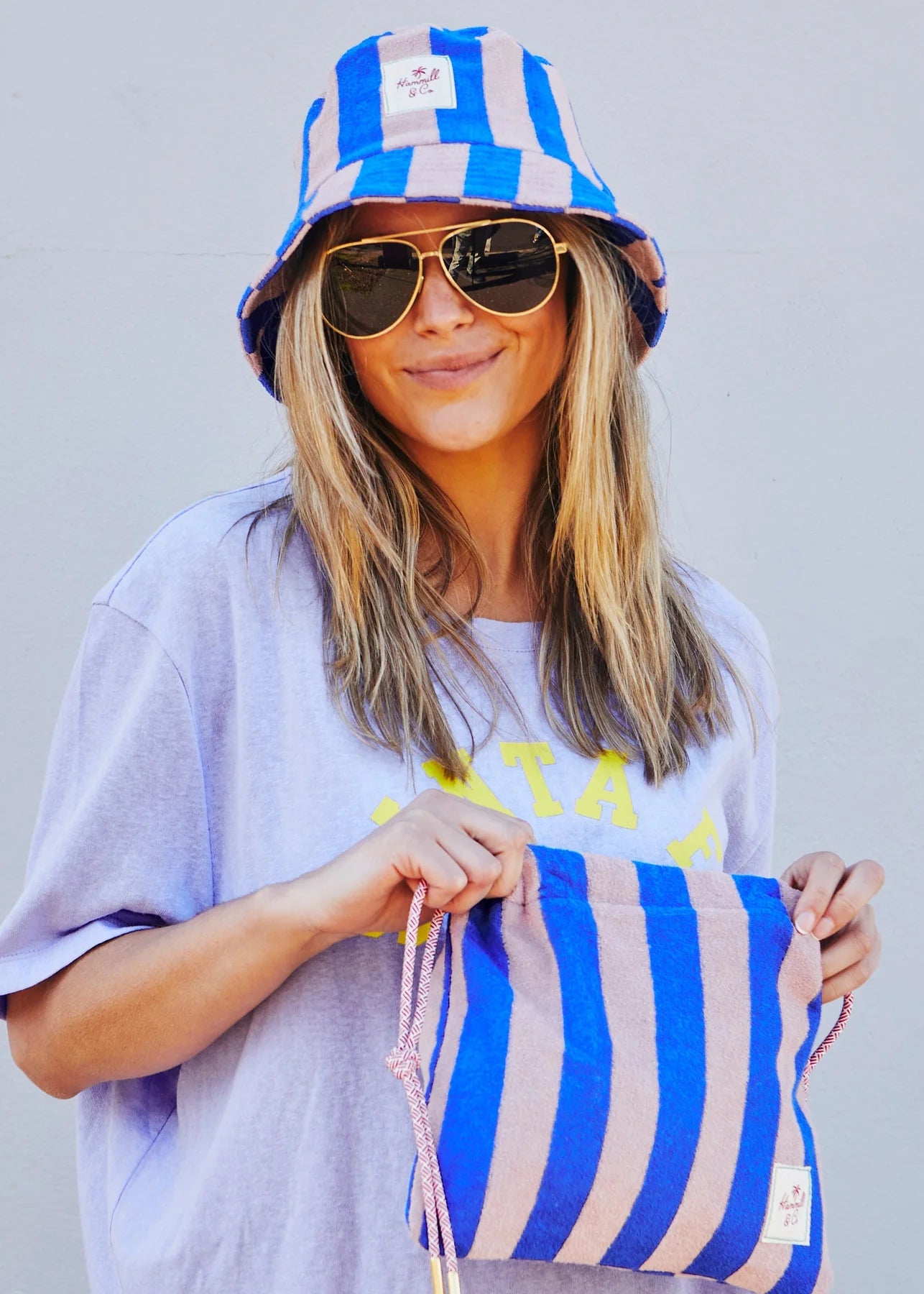 Stripe Bucket Hat - Royal Musk PREORDER