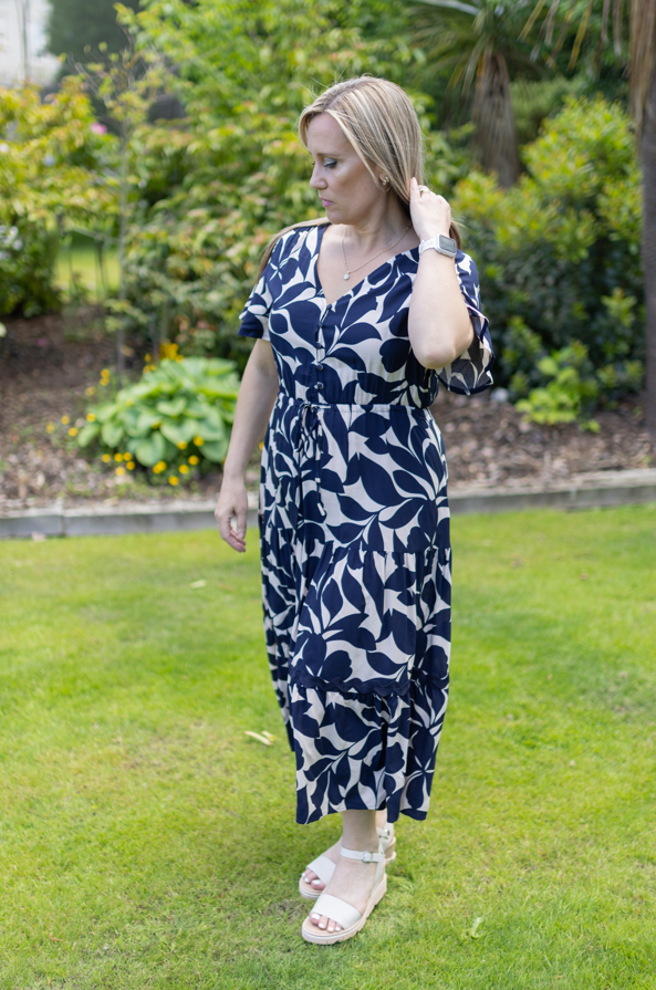 Elwood Midi Dress - Navy