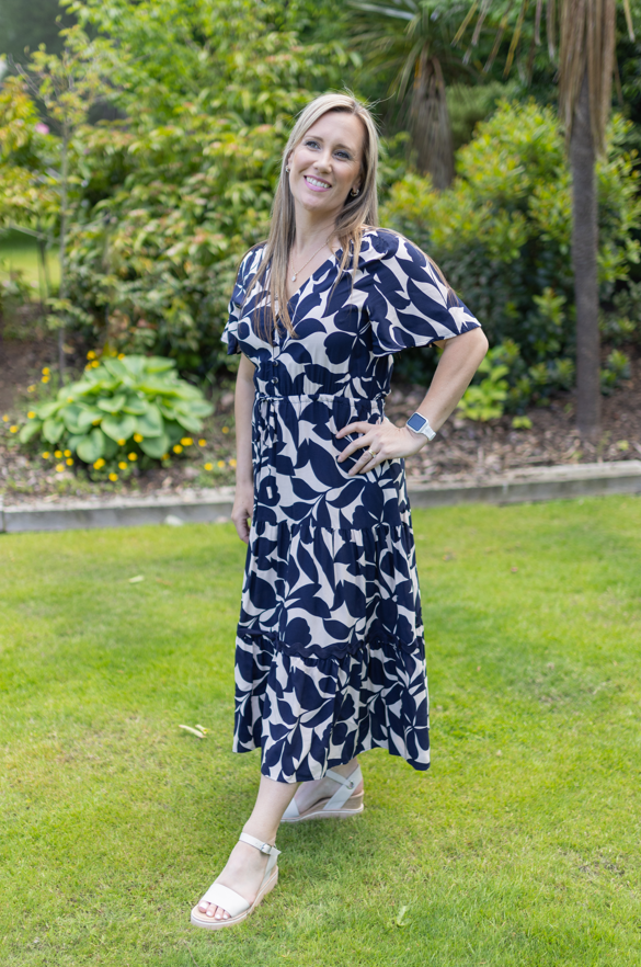 Elwood Midi Dress - Navy