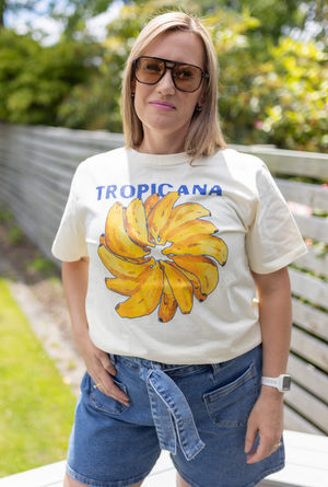 Tropicana Banana Tee - Butter