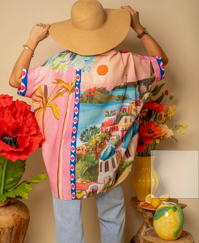 MADE IN ITALY Graphic Top - Portrait