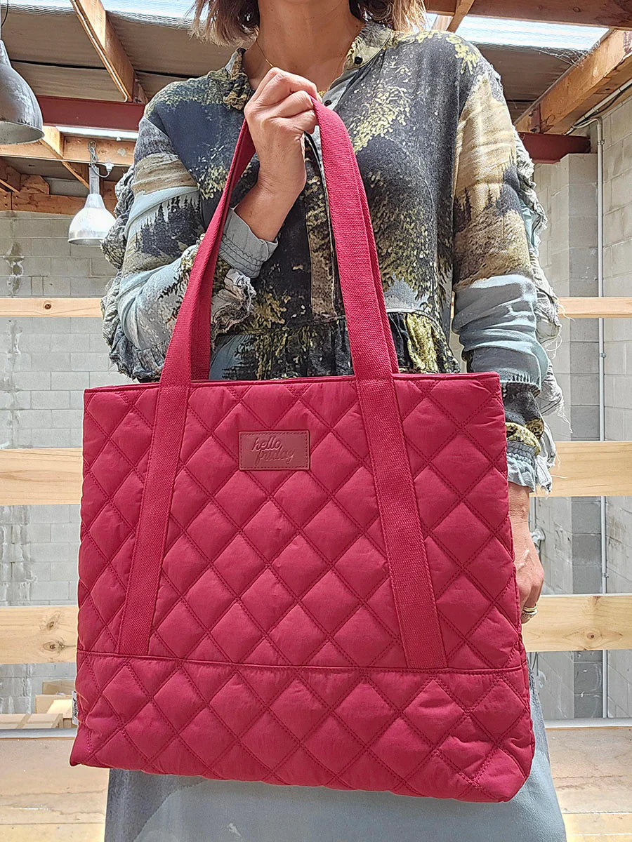 Taylor Tote - Raspberry – Harlos