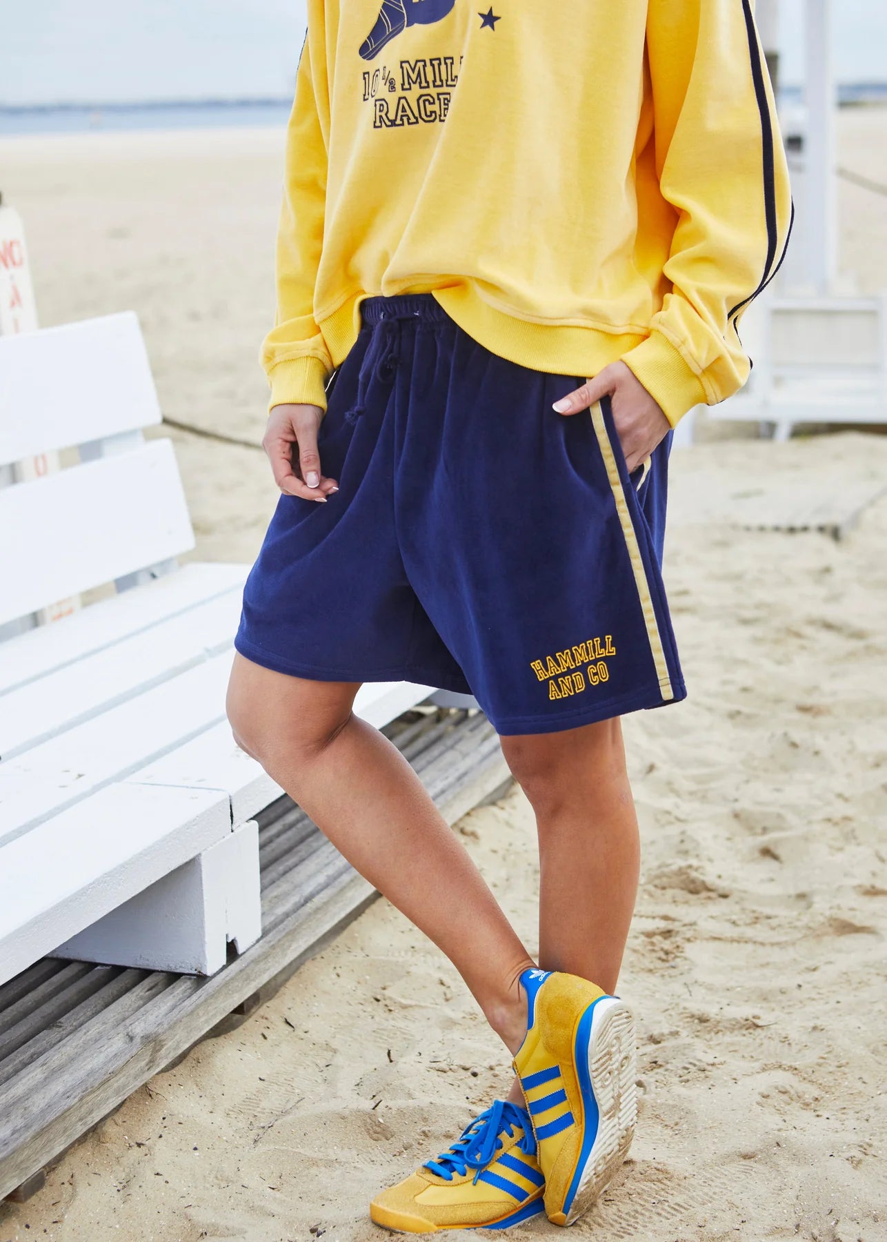 Urban Velour Short - Navy