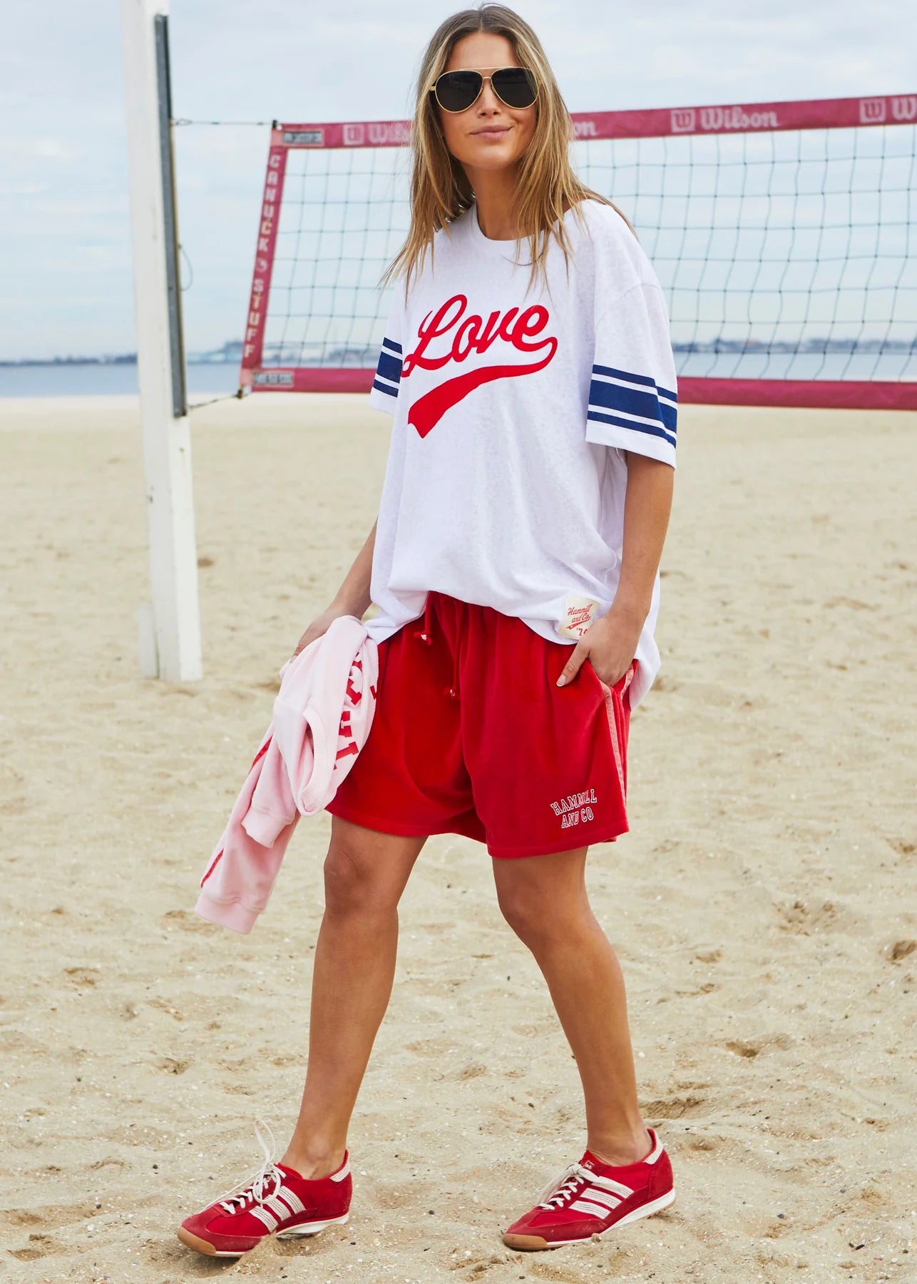 Urban Velour Short - Red Pink