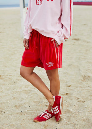 Urban Velour Short - Red Pink