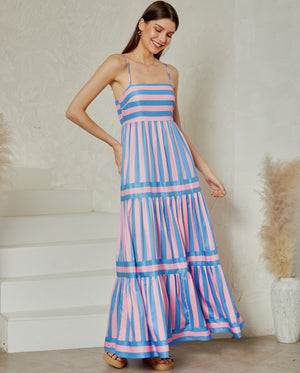 Cece Dress - Blue Pink