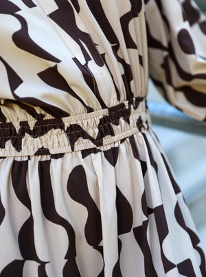 Zara Dress - Choco Print