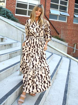 Zara Dress - Choco Print PREORDER