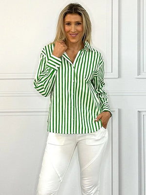 Ralph Shirt - Green Stripe