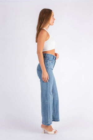 Wide Leg Jean - Blue