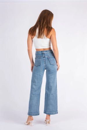 Wide Leg Jean - Blue