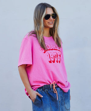 1976 Dreamer Tee - Hot Pink PREORDER