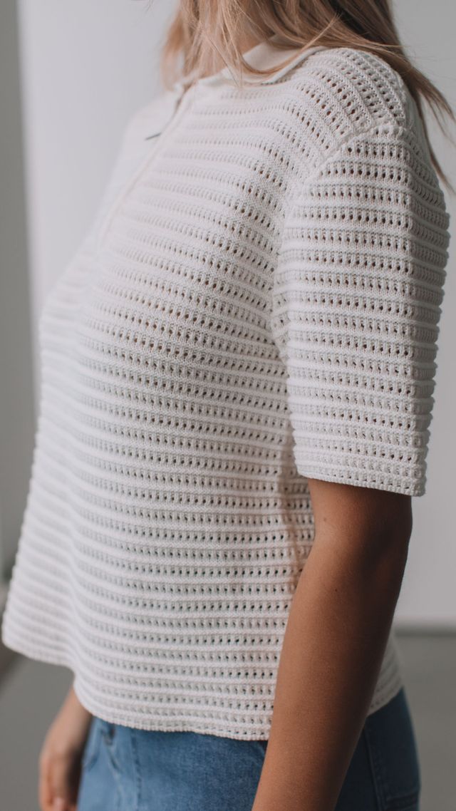 Crochet Top - White