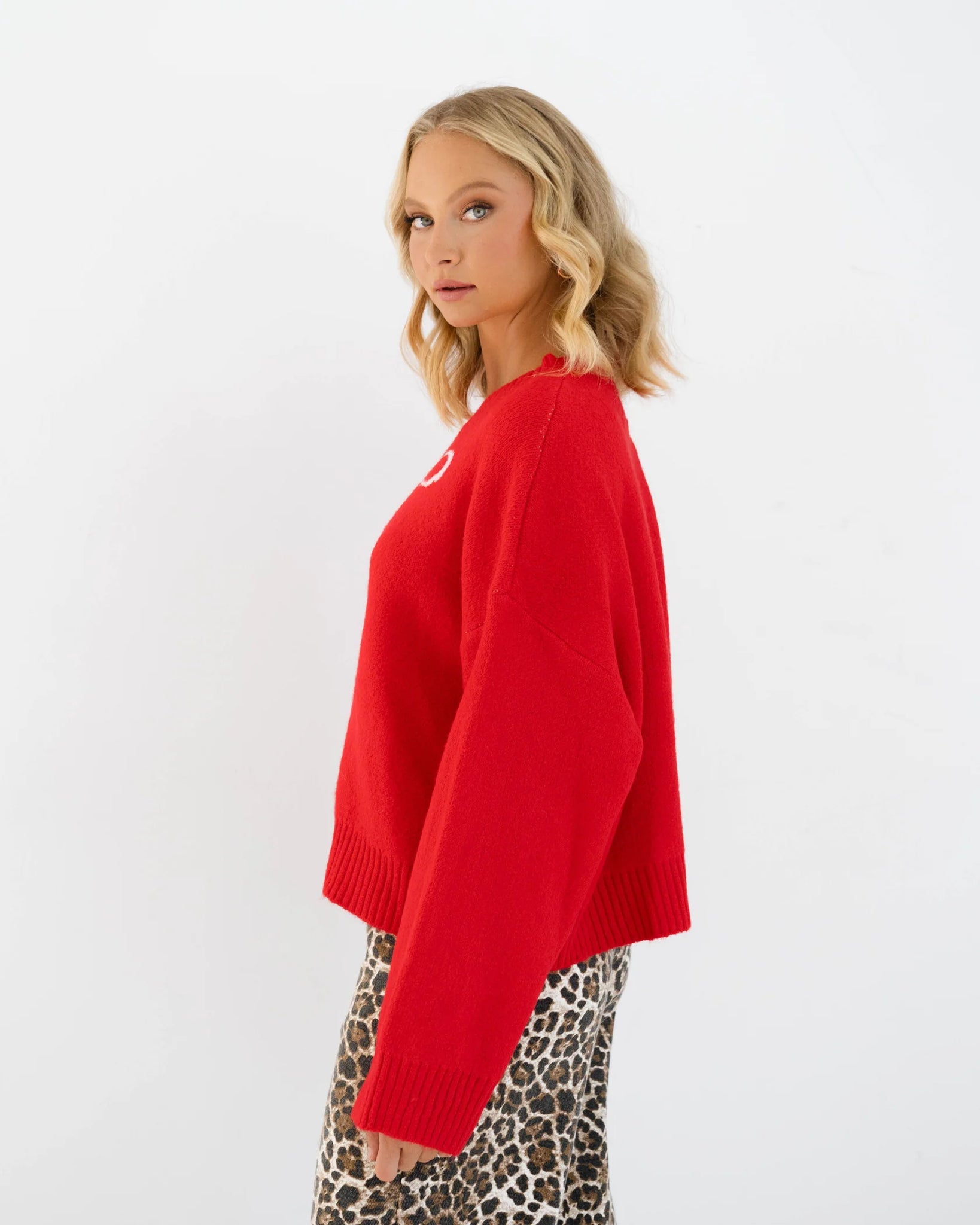 Bow Knit - Red
