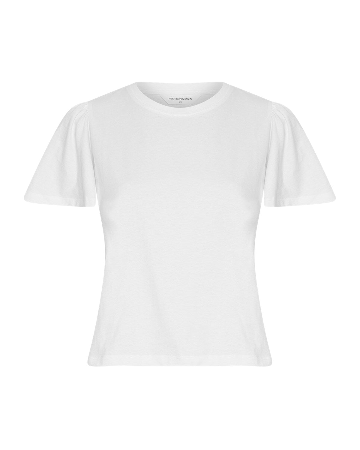 MSCH Beckie Organic Puff Tee - White
