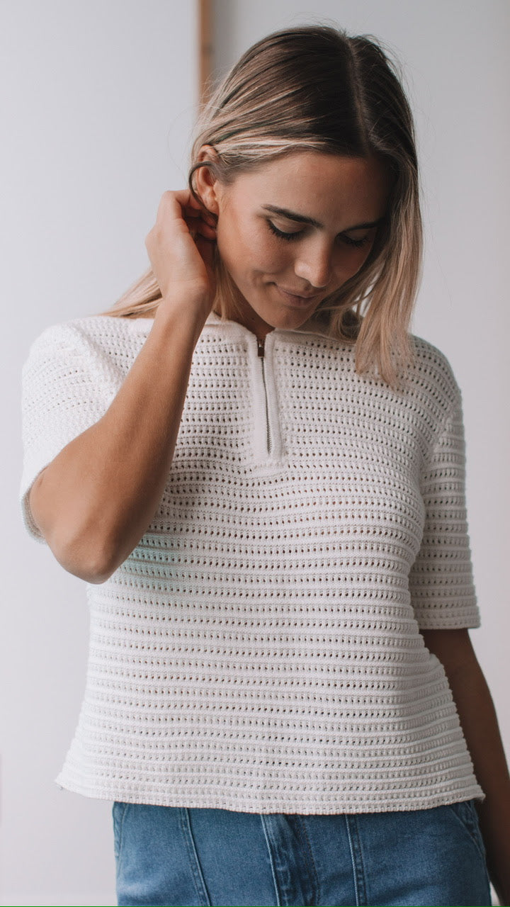 Crochet Top - White