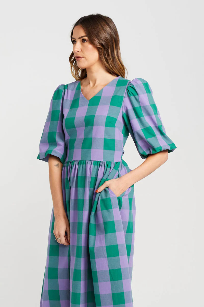 Pippins Dress - Grape Malachite