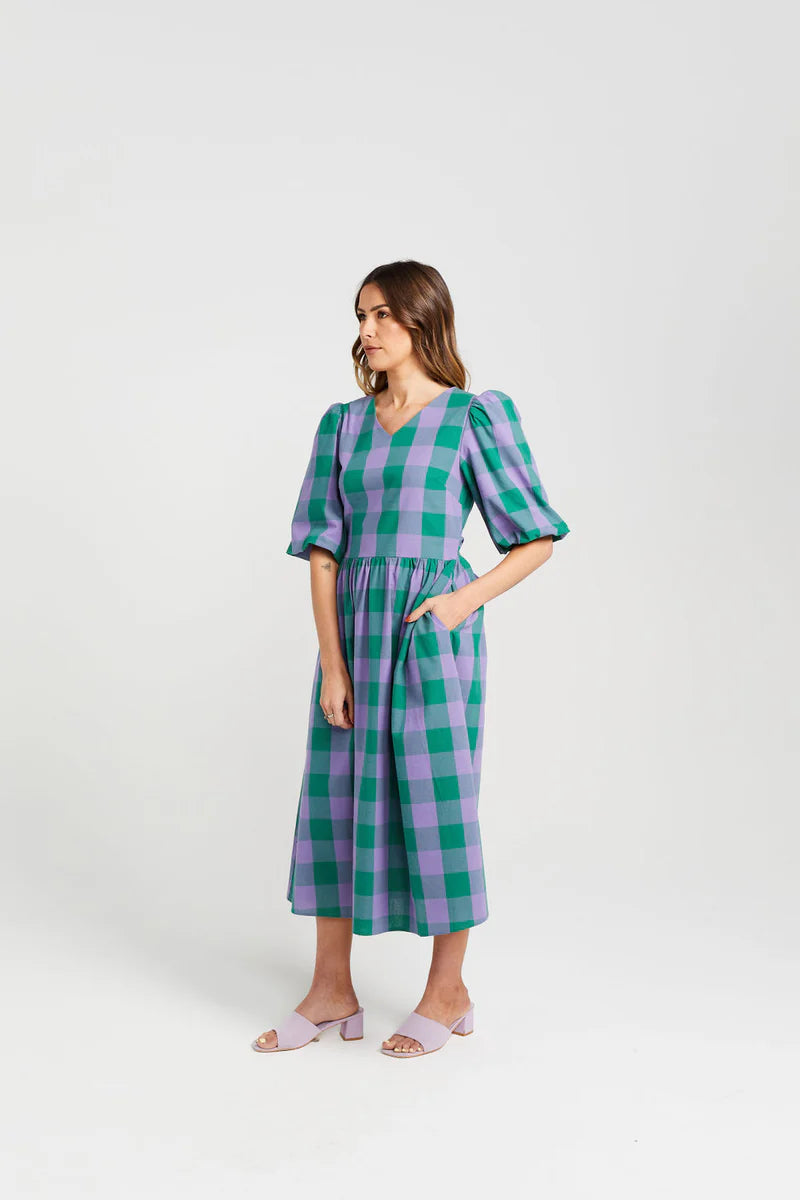 Pippins Dress - Grape Malachite