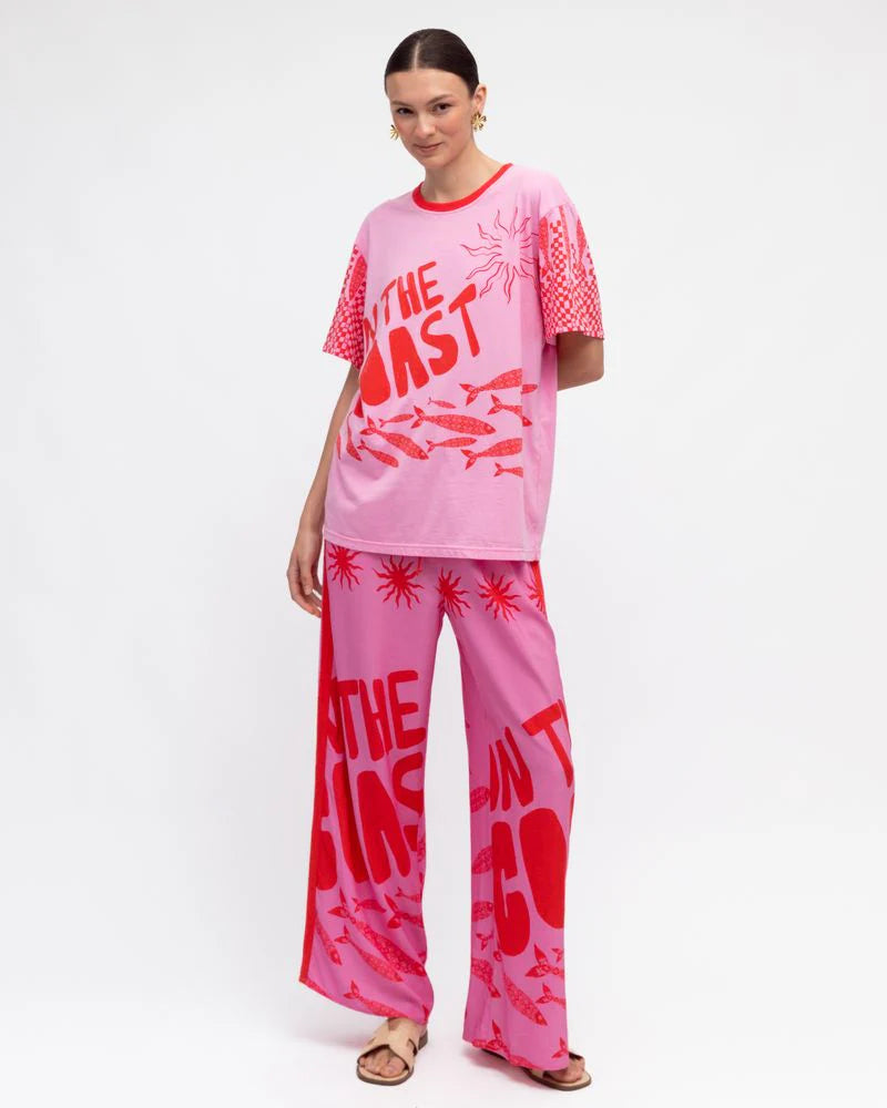 On The Coast Tee - Pink