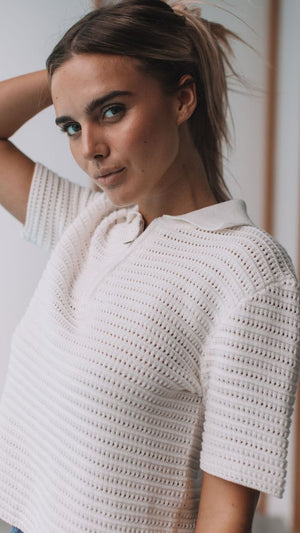 Crochet Top - White
