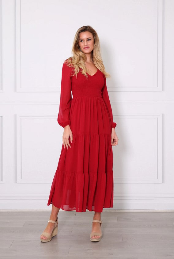Ashleigh Phoenix Dress - Red