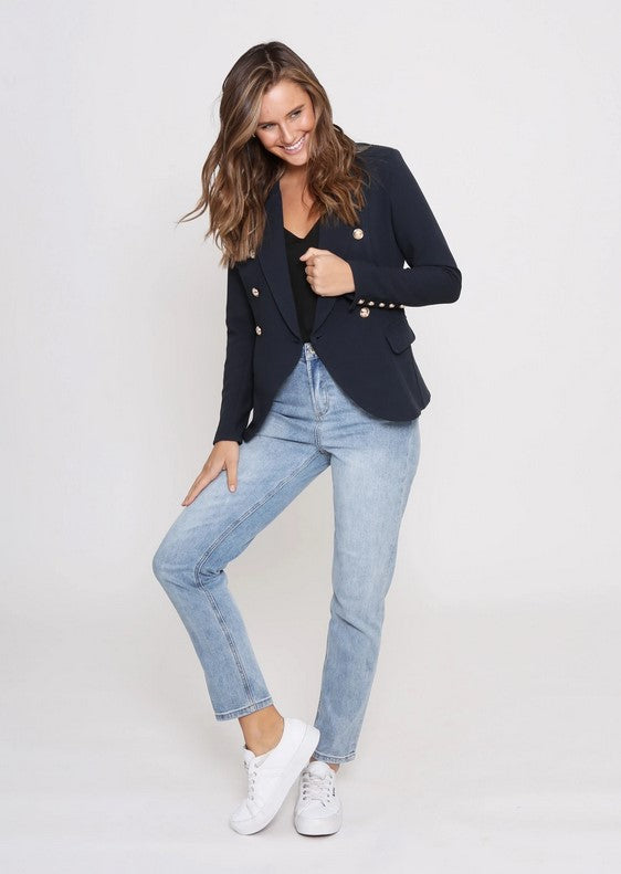 Leoni Hayden Blazer - Navy Harlos